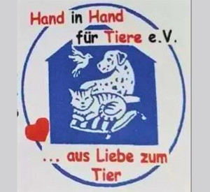 Logo des Vereins Hand in Hand Tiere e.V.