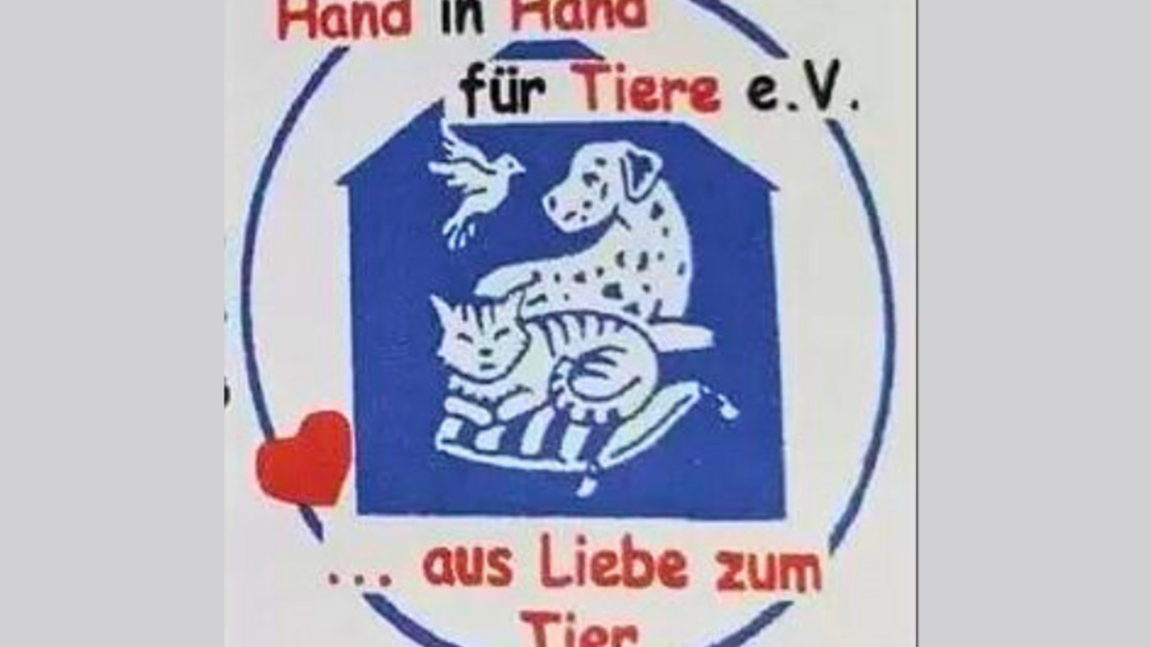 Logo des Vereins Hand in Hand Tiere e.V.