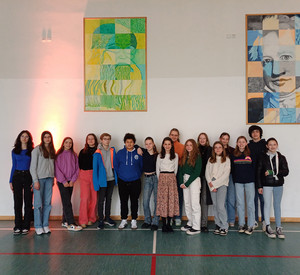 Schüler und Schülerinnen des HGT Trier beim Schuman-Austausch Programm 2024 in Frankreich